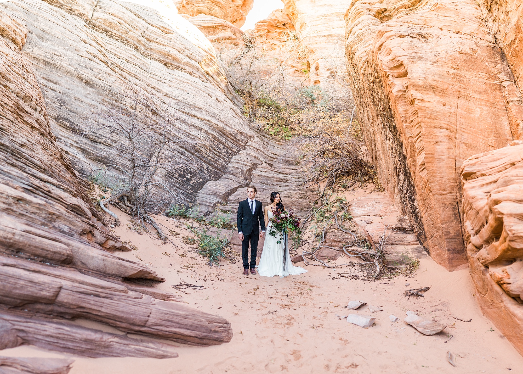 zion elopement zion national park intimate wedding utah photography