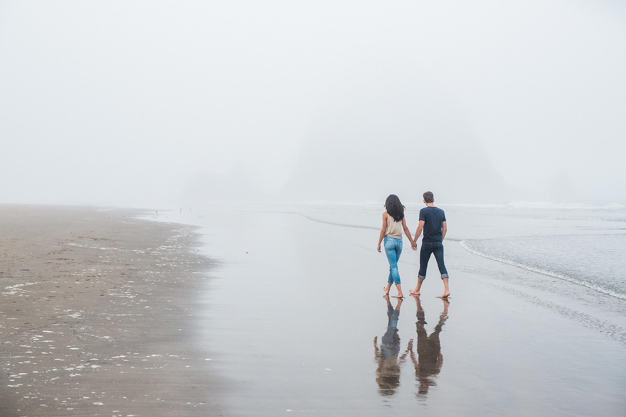 cannon beach engagement session oregon coast new mexico colorado hazel and lace photography