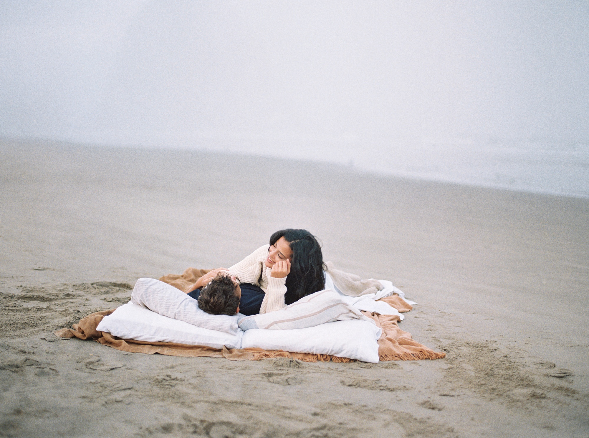 cannon beach engagement session oregon coast new mexico colorado hazel and lace photography