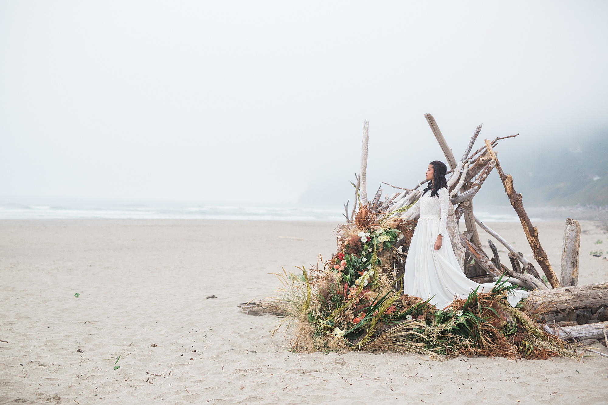 oregon coast cannon beach elopement colorado hazel and lace photography