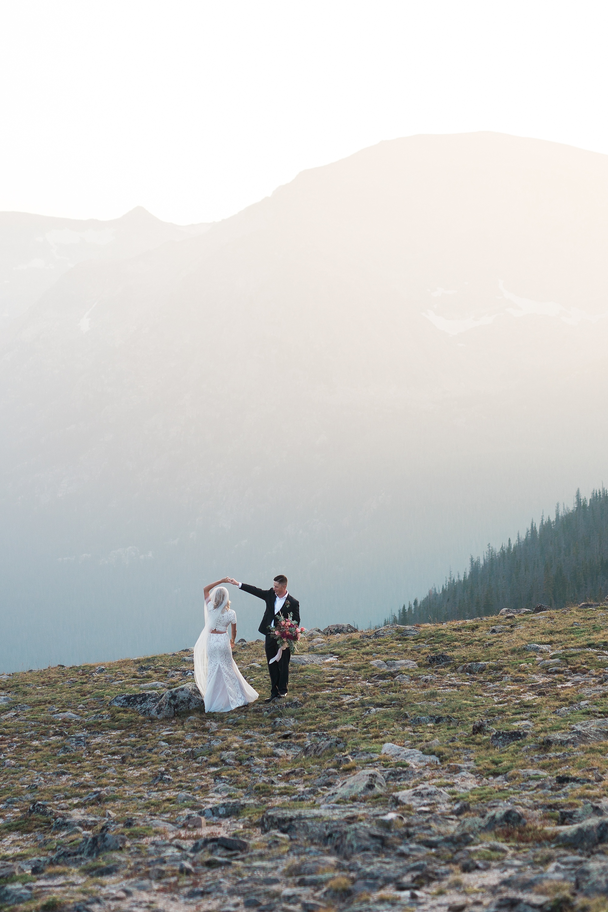 clare and neal rocky mountain national park elopement new mexico colorado hazel and lace photography