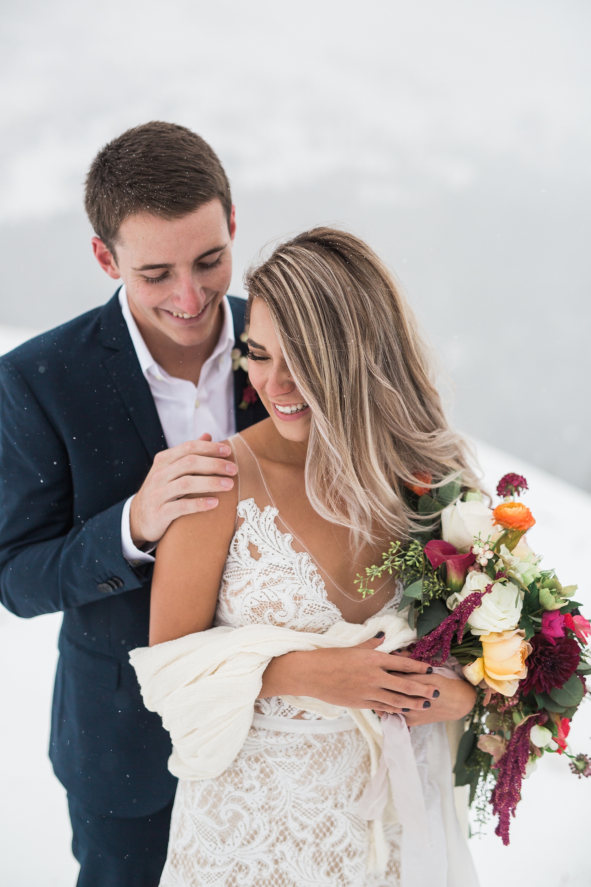 colorado wedding mountain elopement hazel and lace photography