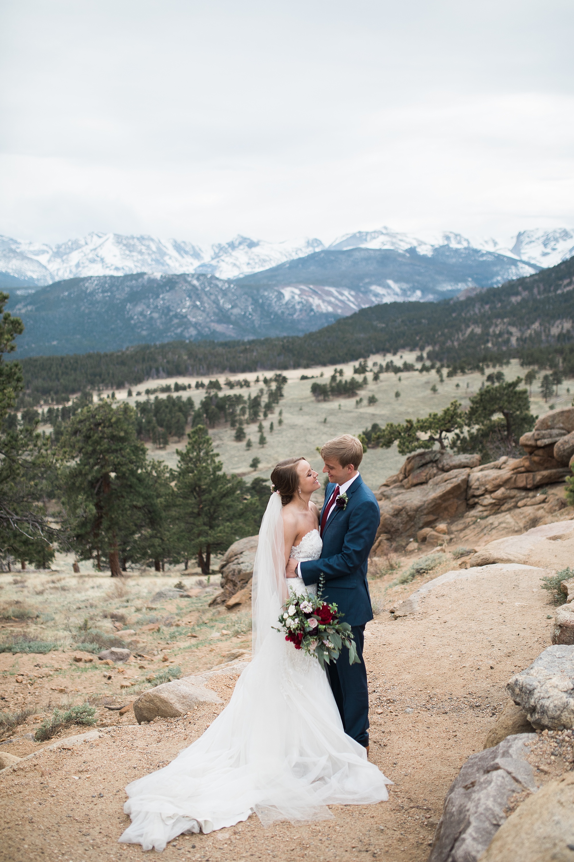 annie and james wedding rocky mountain national park colorado elopement wedding hazel and lace photography