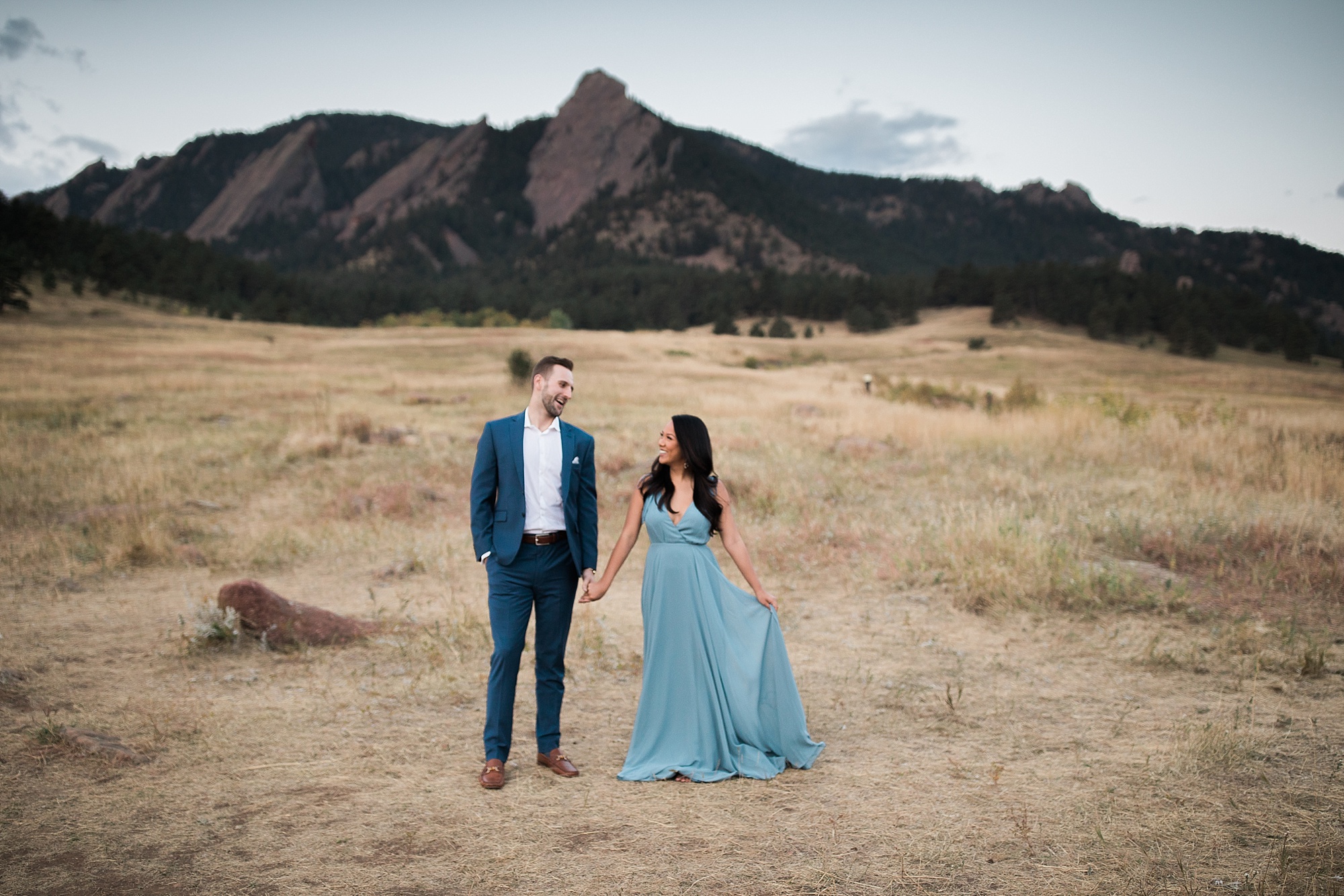 tiffany ian boulder engagement session colorado wedding lost gulch overlook hazel and lace photography