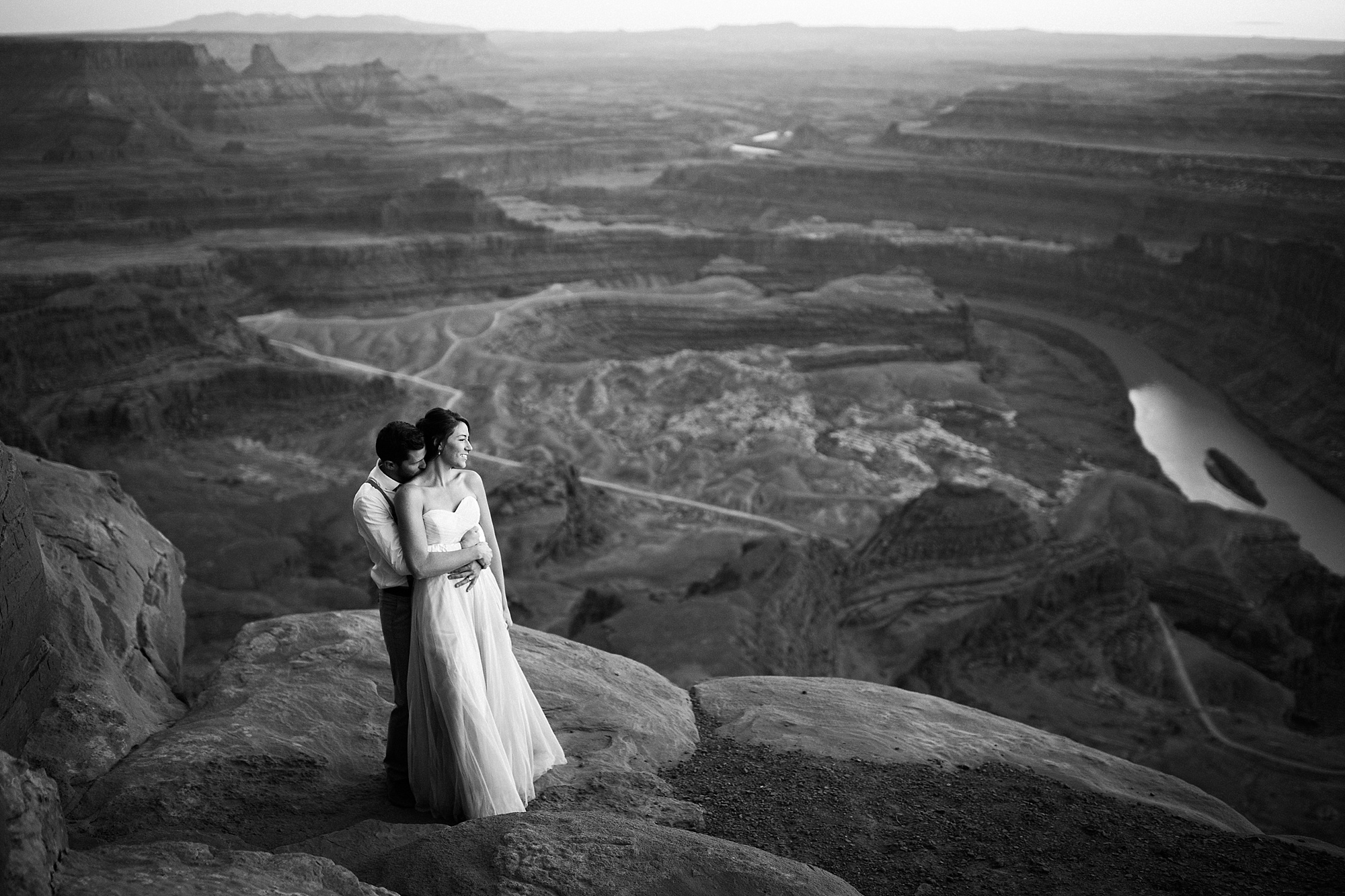 elise ryan dead horse state park elopement utah wedding hazel and lace photography