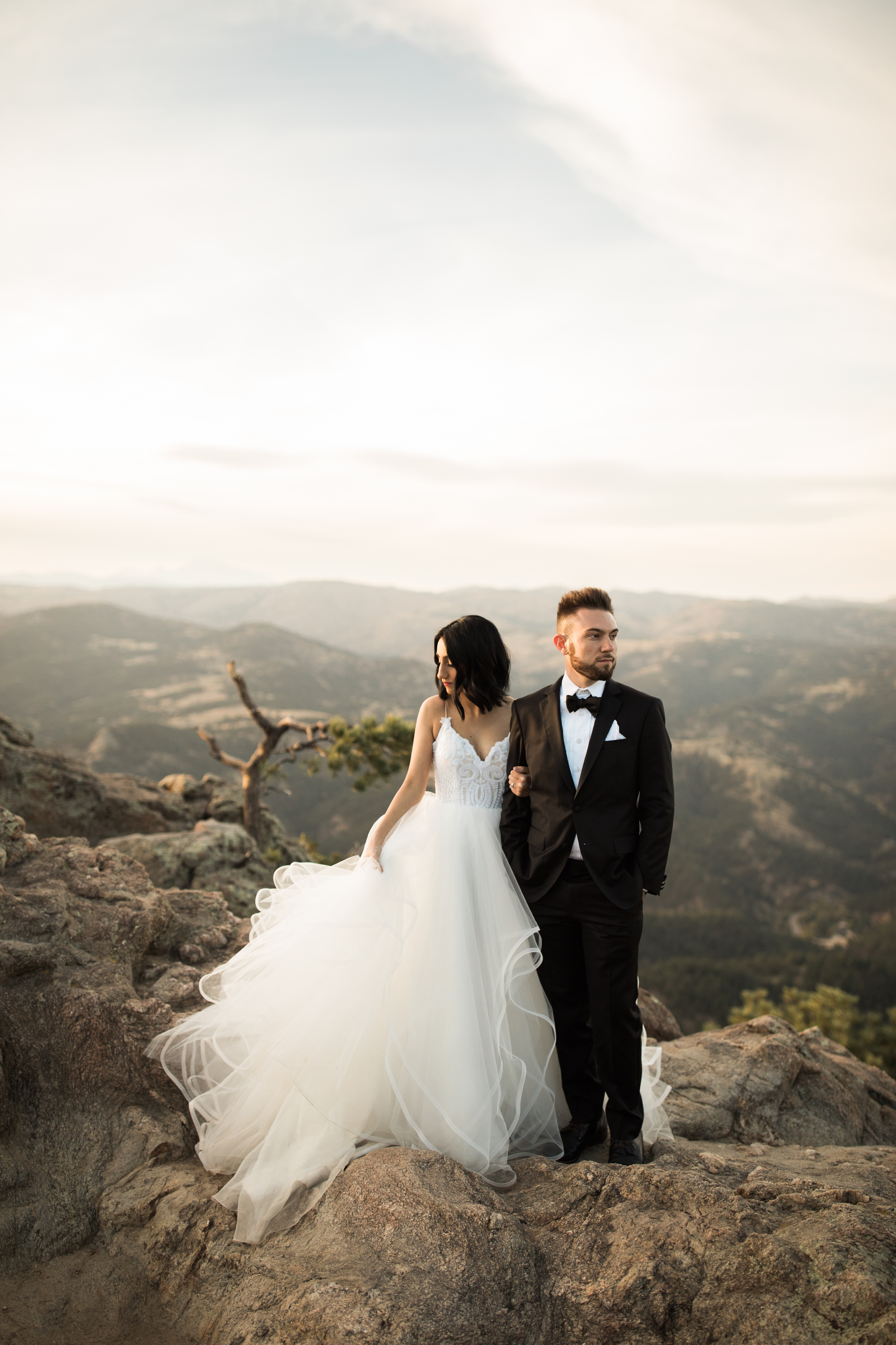 boulder colorado elopement wedding hazel and lace photography