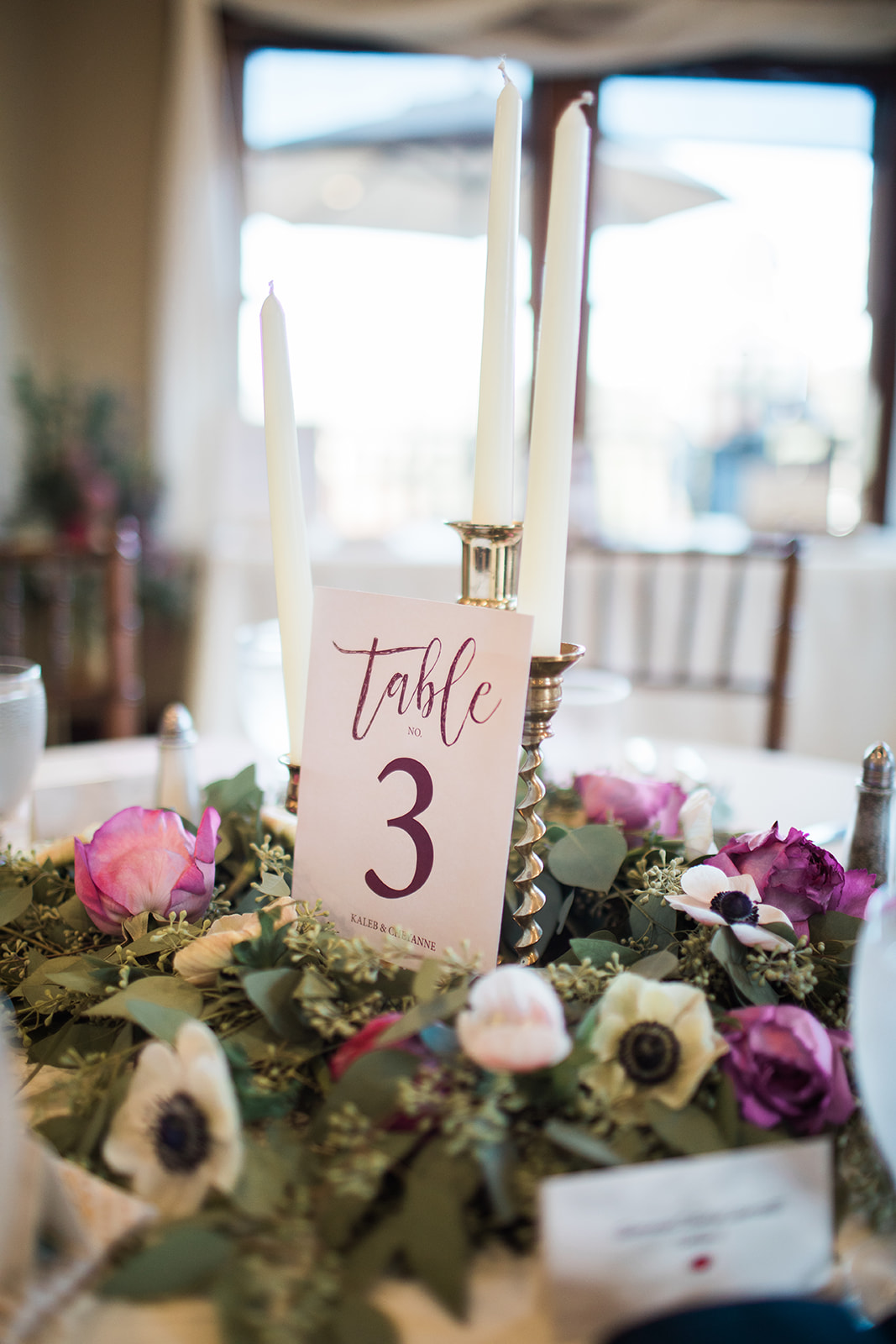 table setting for rocky mountain elopement reception
