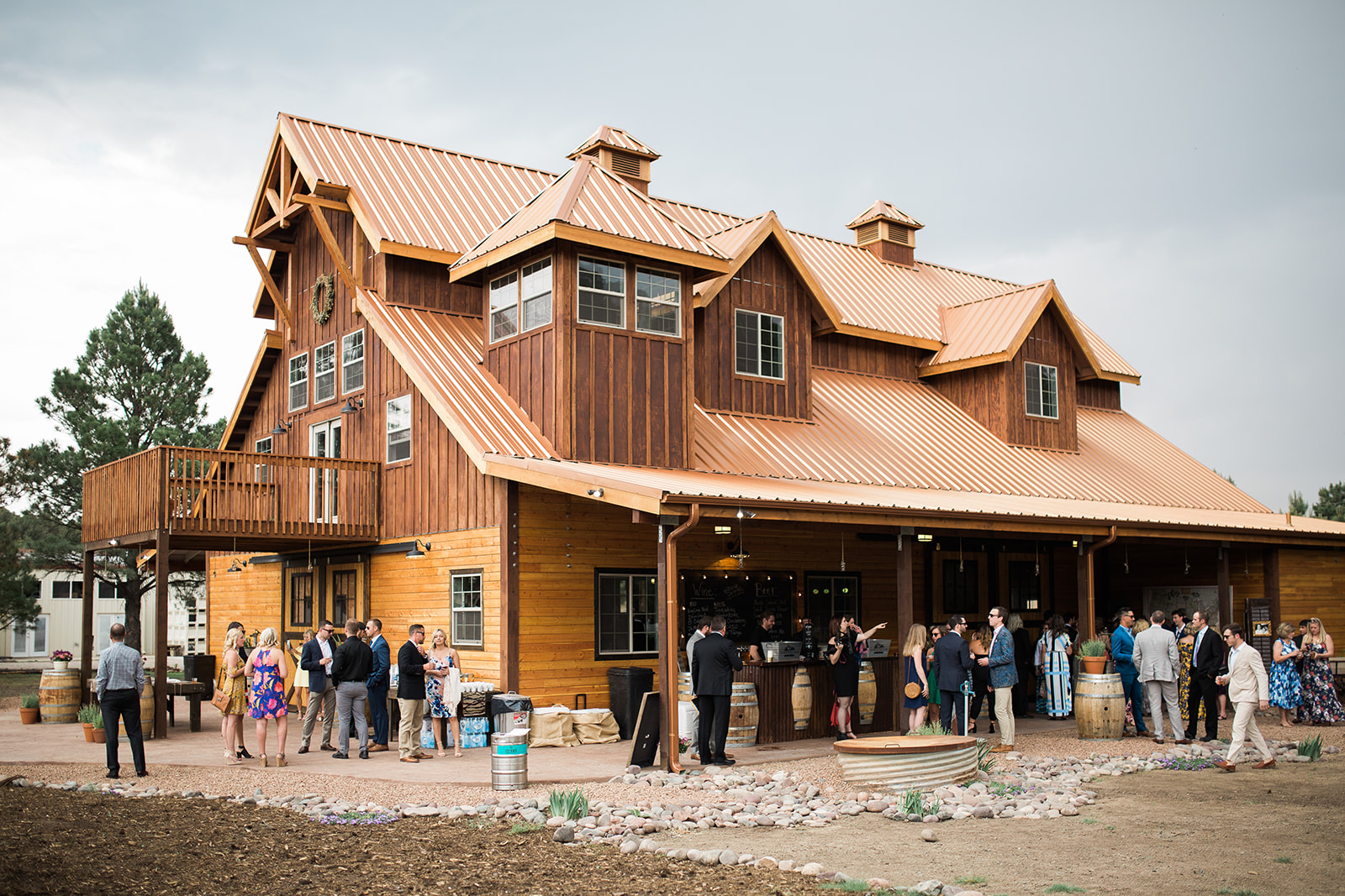 barn reception location New Mexico enchanting winery wedding