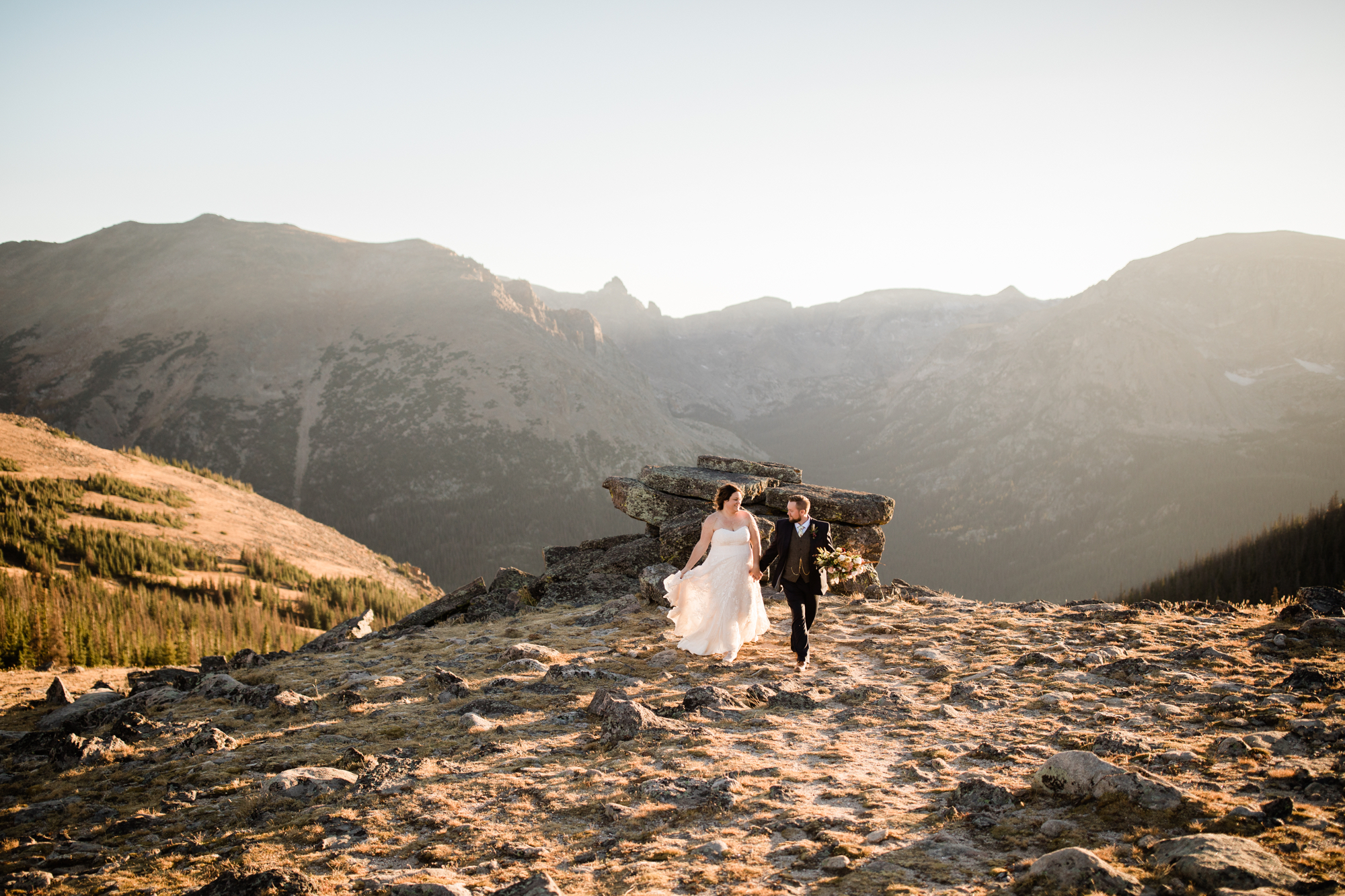 rocky mountain national park elopement heather russell