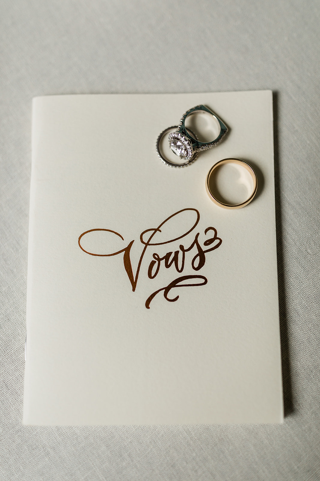 details for Vail wedding vow book
