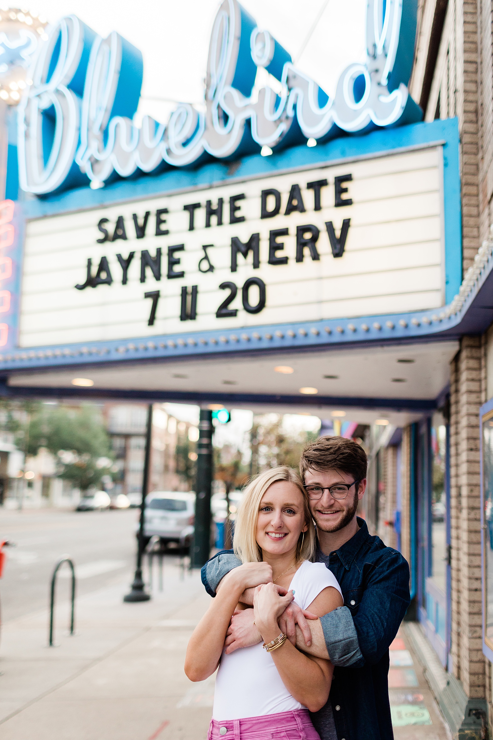 marquee with wedding date in denver