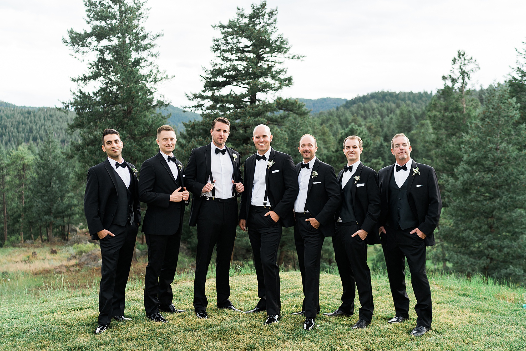 casual groomsmen portrait