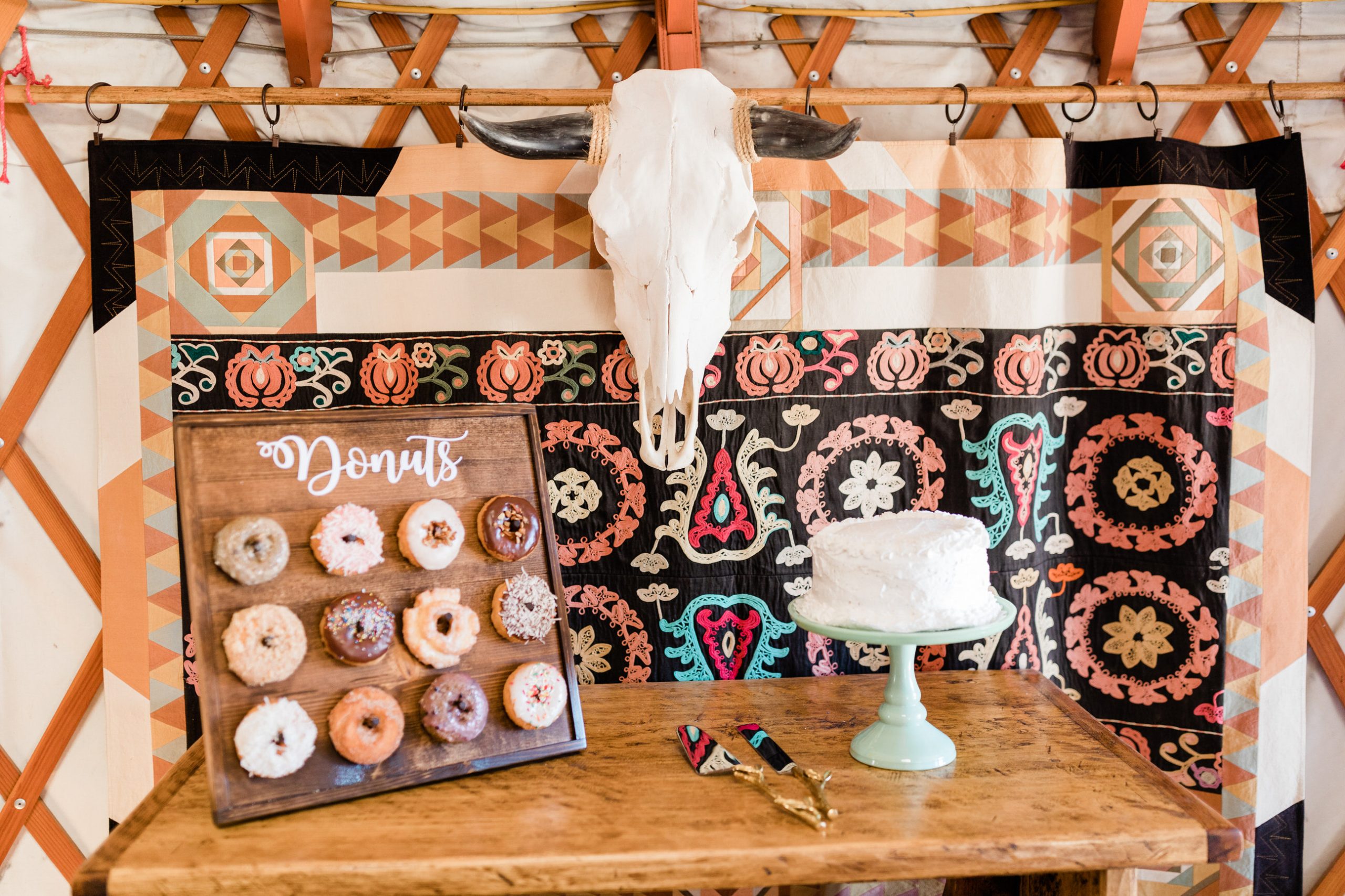 New Mexico ranch elopement inspiration styled shoot details