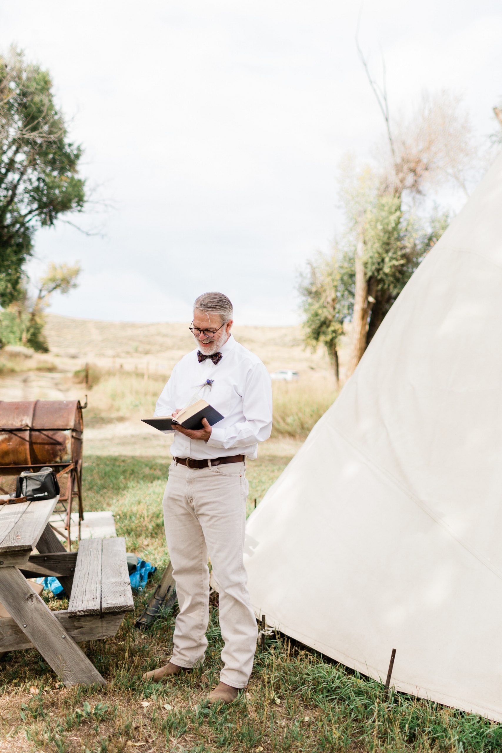 guests at outdoor Steamboat Springs wedding