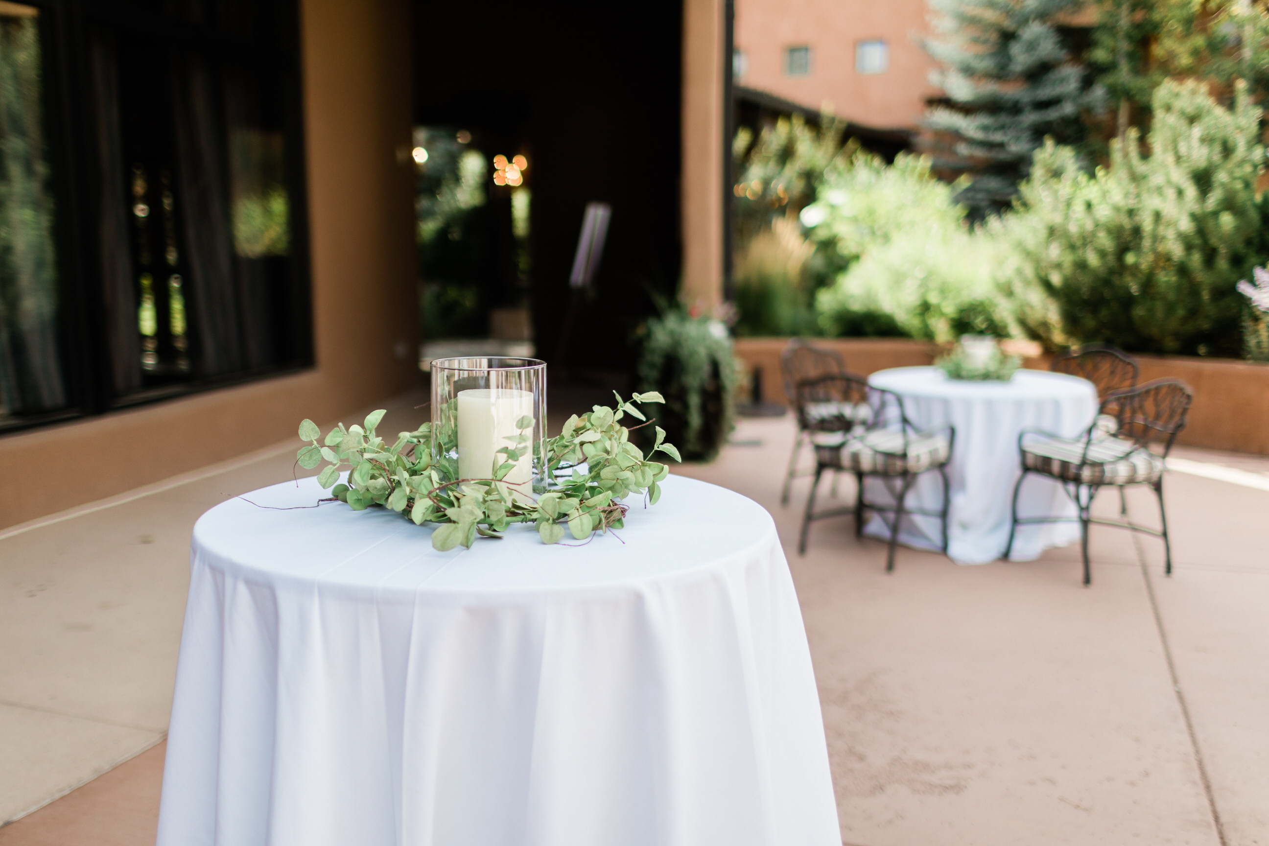 wedding reception at the El Sagrado in New Mexico