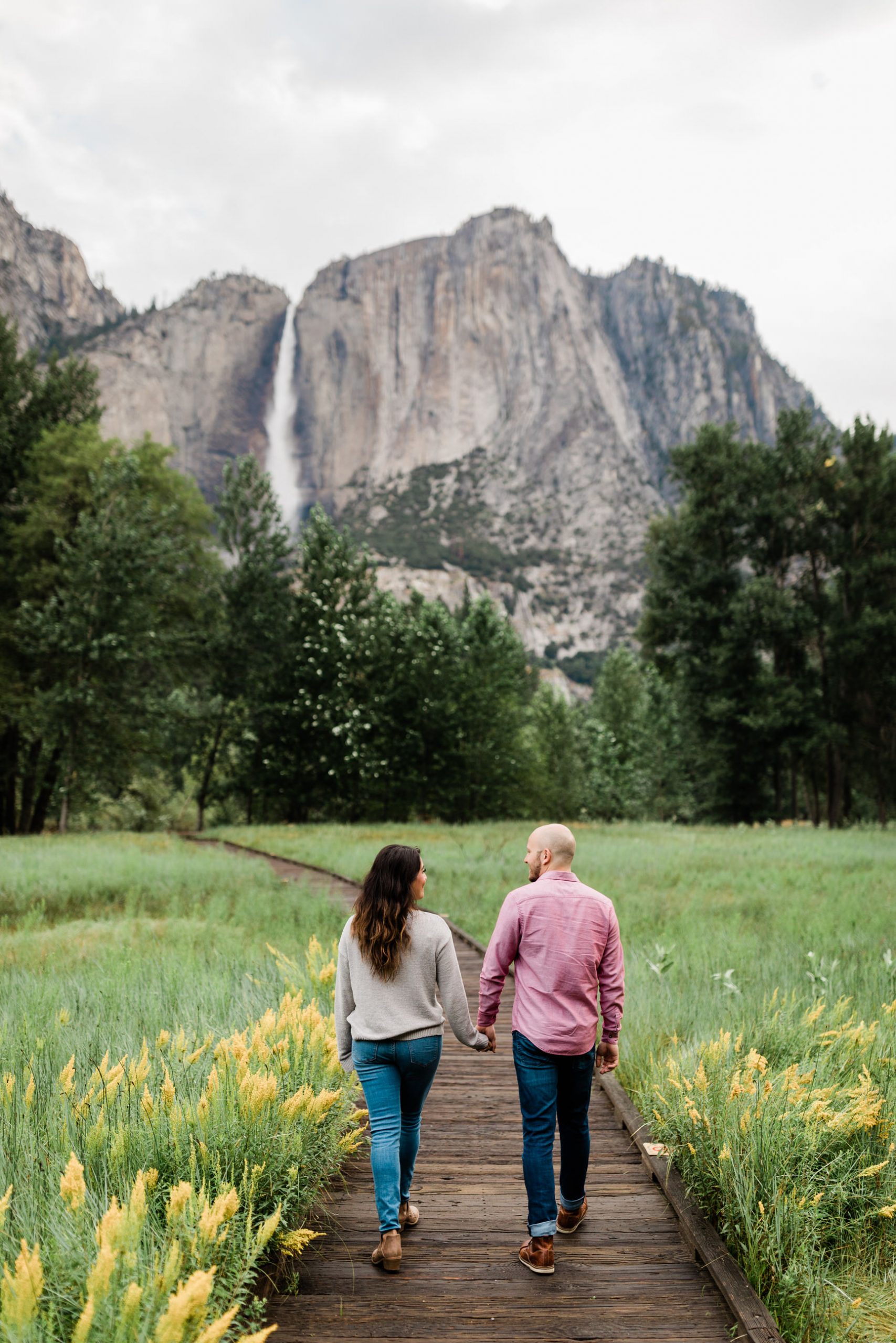couple outdoor engagement adventure session