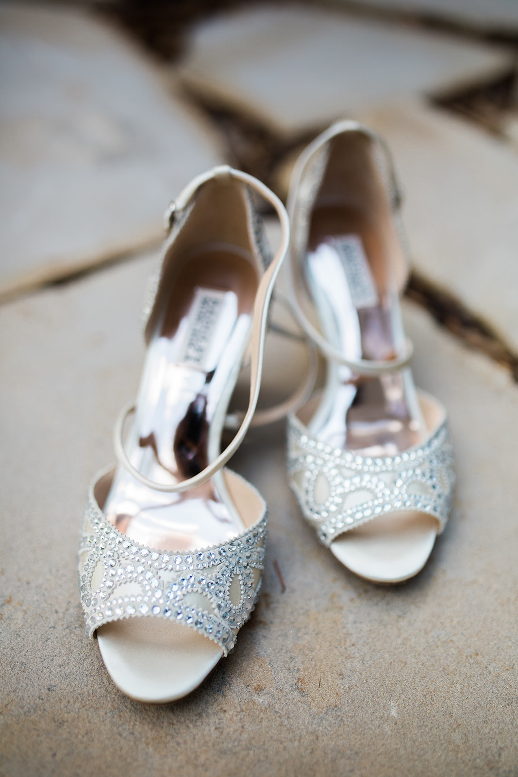 beautiful beaded shoes for Silverpick Lodge bride