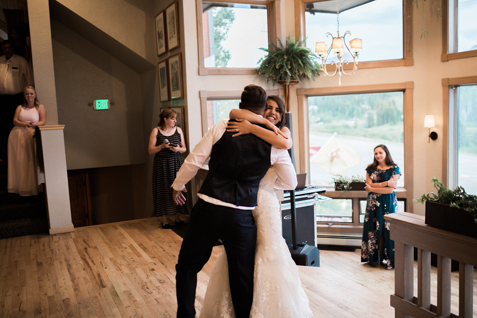 first dance at sows ear in Durango Colorado