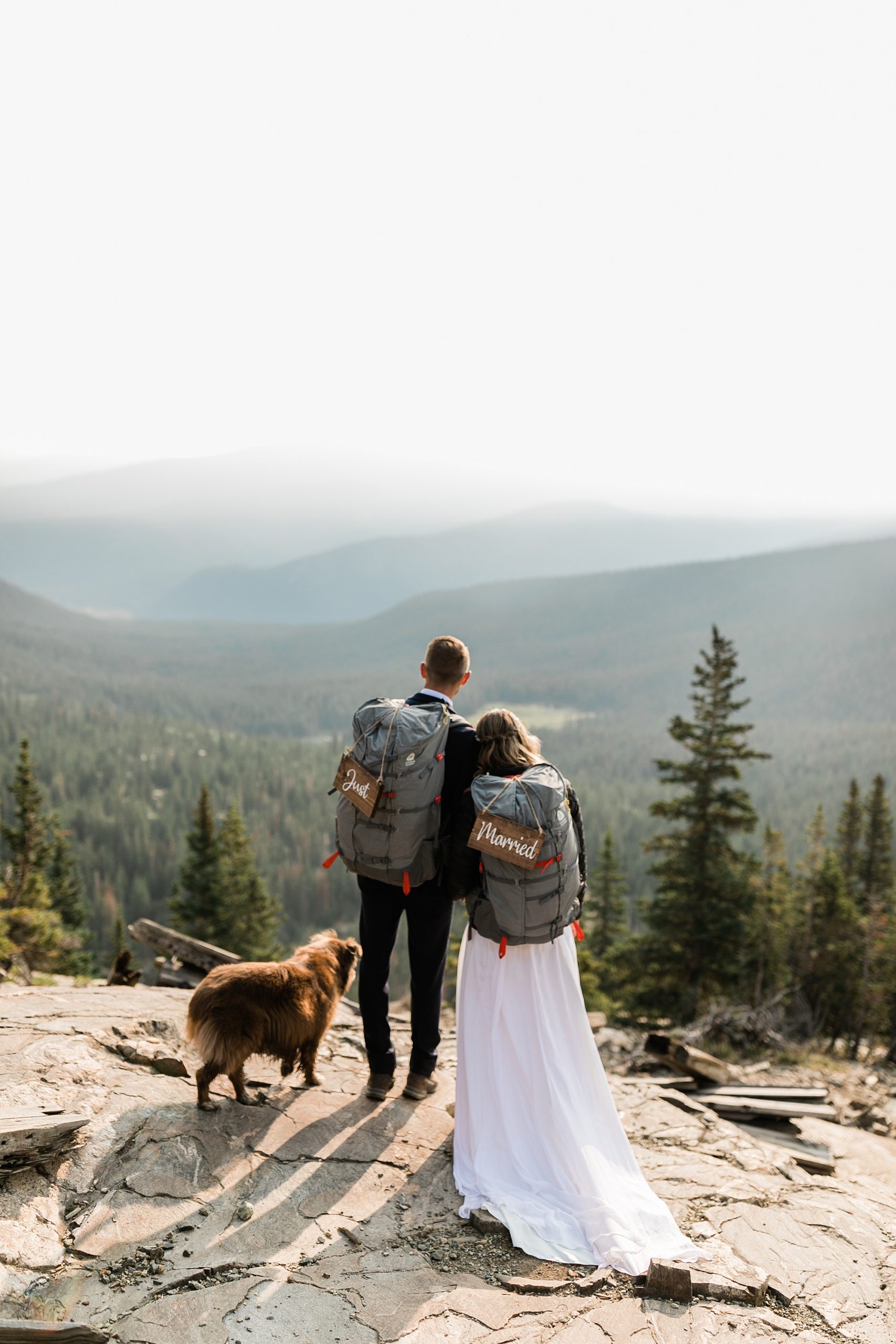 breckenridge colorado hiking elopement