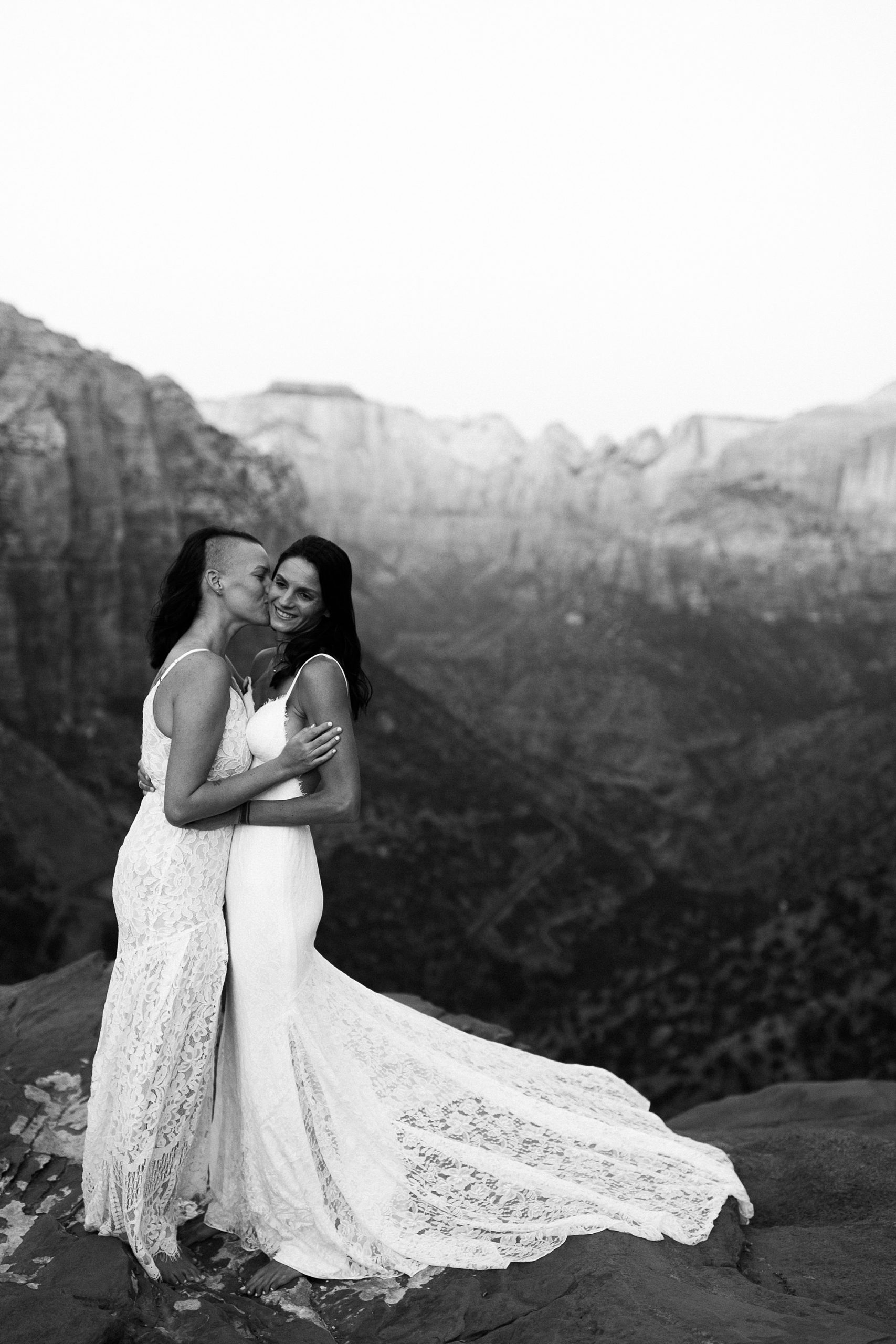 same sex elopement zion national park utah