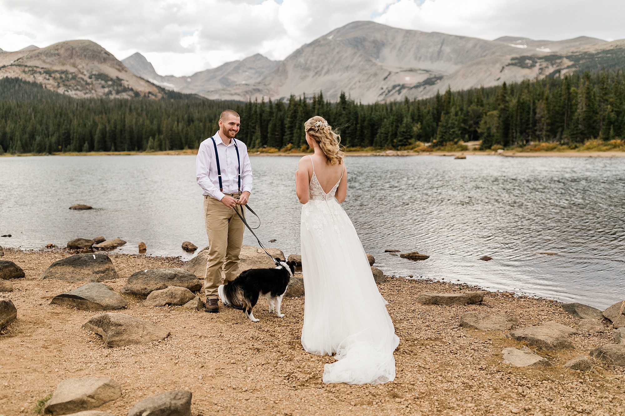 Fall Colorado elopement at Long Lake and Brainard Lake