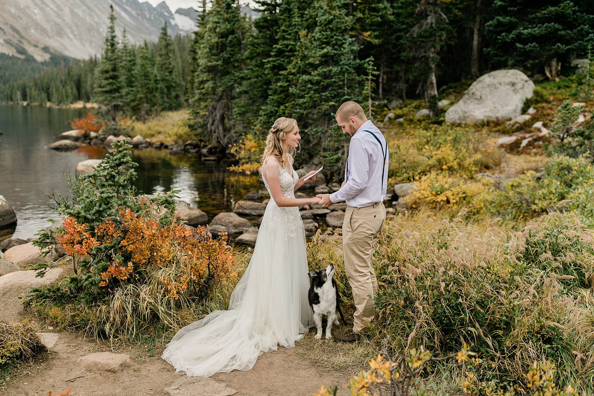 Fall Colorado elopement at Long Lake and Brainard Lake