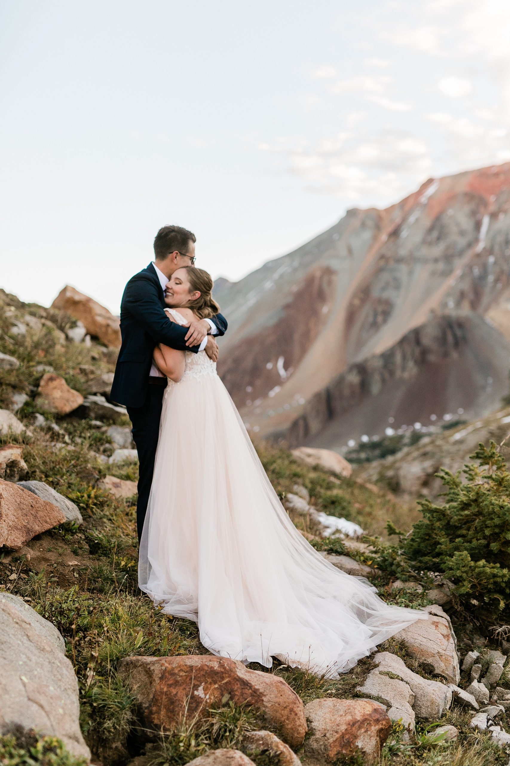 Telluride Colorado hiking elopement with dog